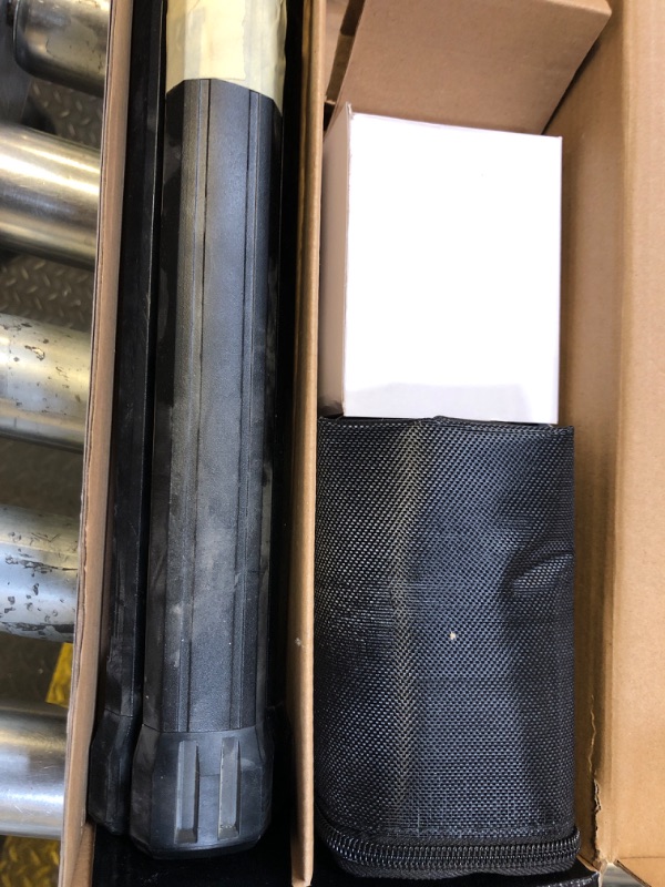 Photo 1 of Rechargeable LED Work Light with Stand, 67" Tall Portable Cordless Work Light 3-head, 8AH Battery, 500/1500/2500 Lumen, 4000/6500K Dimmable Camping Light with Detachable Tripod (Carrying Bag Included)