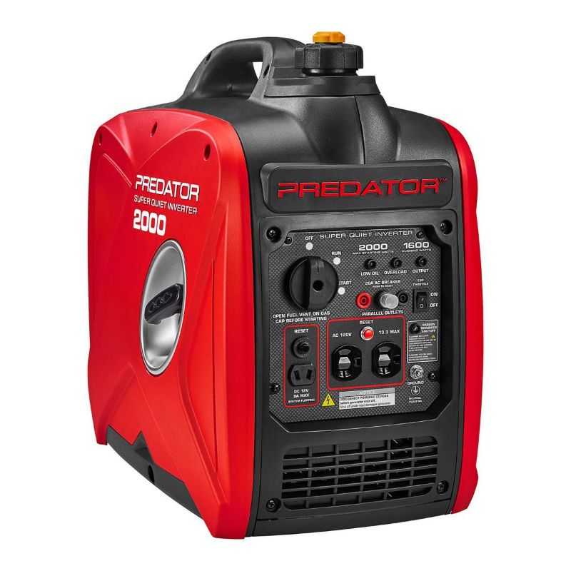 Photo 1 of PREDATOR 2000 Watt SUPER QUIET Inverter Generator with CO SECURE Technology, EPA
