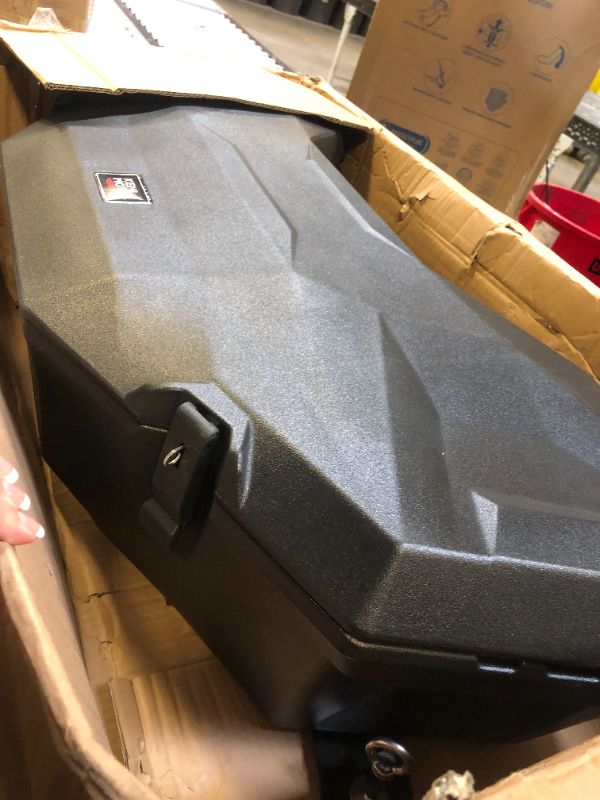 Photo 2 of Kemimoto X3 Bed Box, X3 Trunk Storage Box, X3 Max Rear Rack Cargo Box Compatible with Can am Maverick X3, Outlander (Except 6x6), Renegade, OEM Replace #715004778 w/h Mounting Bracket