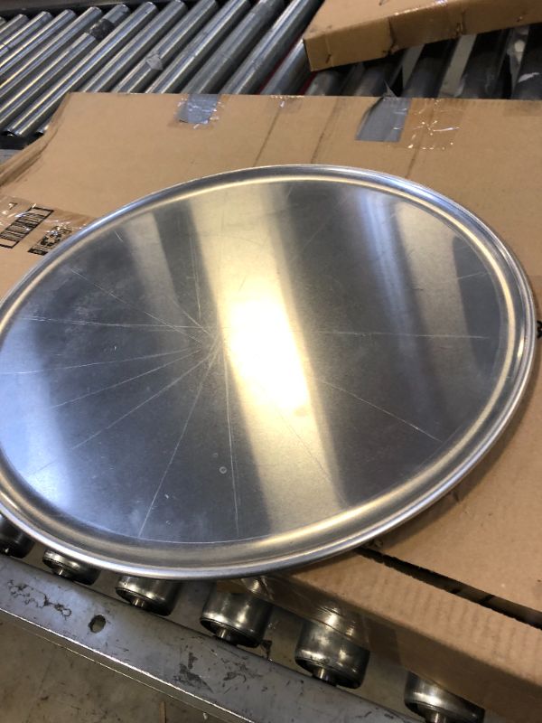 Photo 2 of American Metalcraft HACTP18 Coupe Style Pan, Heavy Weight, 14 Gauge Thickness, 18" Dia., Aluminum