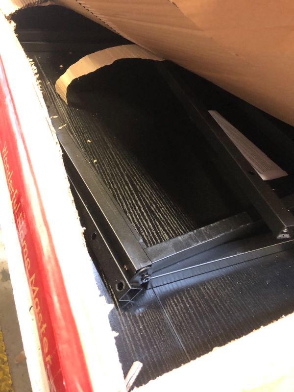 Photo 1 of WOHOMO Folding Desk, 47.2" Foldable Computer Desk for Bedroom, Space Saving Computer Table Writing Workstation for Home Office, Easy Assembly, Black