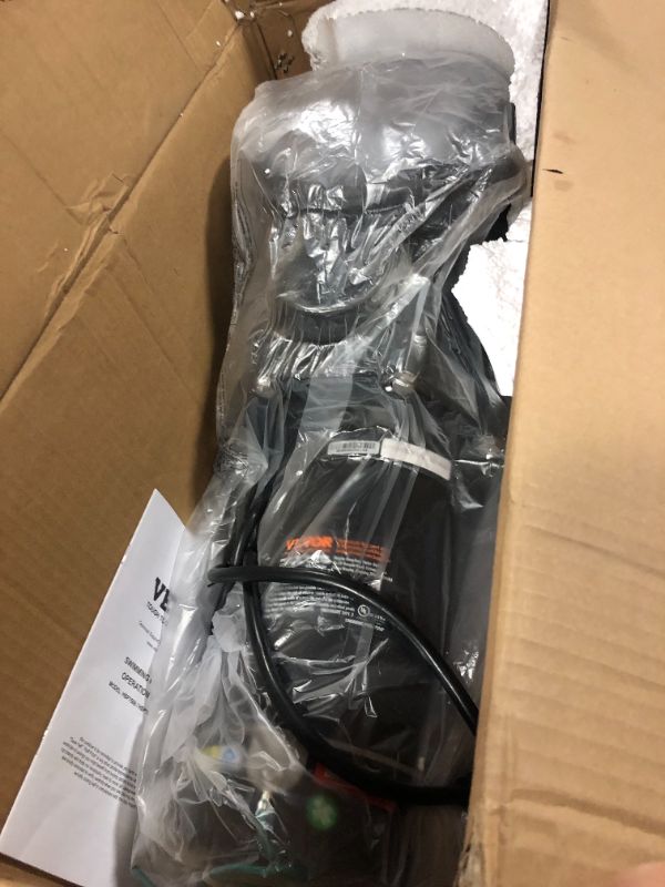 Photo 1 of VEVOR Above Ground Pool Pump, 1HP, 80 GPM Max. Flow Single Speed Swimming Pool Pump, 110V/240V 3450RPM 34.4ft Max. Head Pool Pump with Filter Basket, for Above Ground Pools Hot Tubs Spas