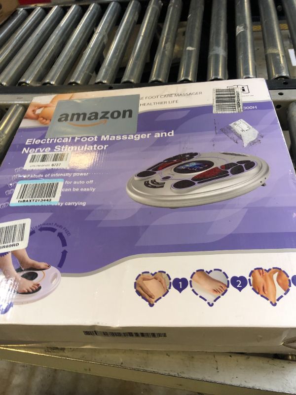 Photo 1 of Creliver TENS & EMS Foot Stimulator for Circulation, FSA or HSA Eligible, Foot Massager with Electrode Pads for Neuropathy Pain, Plantar Fasciitis, Diabetes, RLS Pain Relief, Ha