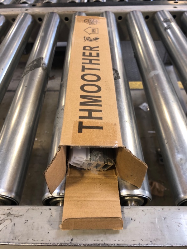 Photo 1 of THMOOTHER LED Strip U Channel Diffuser 6-Pack 1FT,17X7.5MM Surface Mounted Aluminum Track with UV Resistance Milky Cover Cabinet Flush Installed Low Profile with Double Sided Tape