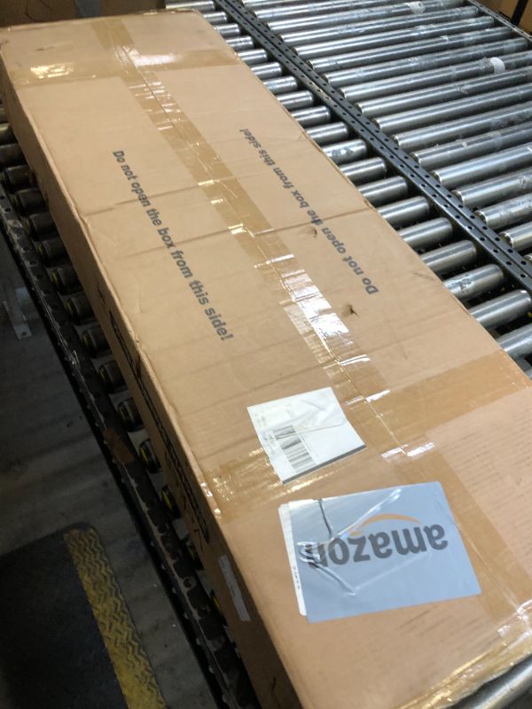 Photo 1 of Veken Standing Desk with 3 Drawers and Raised Storage Shelf, Electric Height Adjustable Sit Stand Table, Ergonomic Office Computer Desks for Workstation, Home, Study, Writing, Gaming, 47.2 Inch, Brown