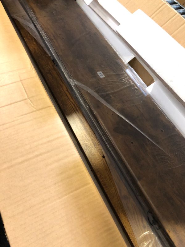 Photo 1 of Veken Standing Desk with 3 Drawers and Raised Storage Shelf, Electric Height Adjustable Sit Stand Table, Ergonomic Office Computer Desks for Workstation, Home, Study, Writing, Gaming, 47.2 Inch, Brown