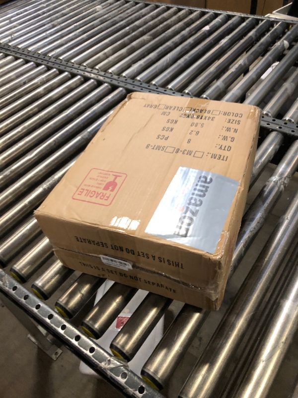 Photo 1 of Amllas New 8 Pack Shoe Boxes Stackable, Large Shoe Storage Organizer with Lids,Drop Side Shoe Containers for Entryway,Sneaker Storage Fit up to US Size 13 for Men/Women(13’’x 10.6”x 8.3”)