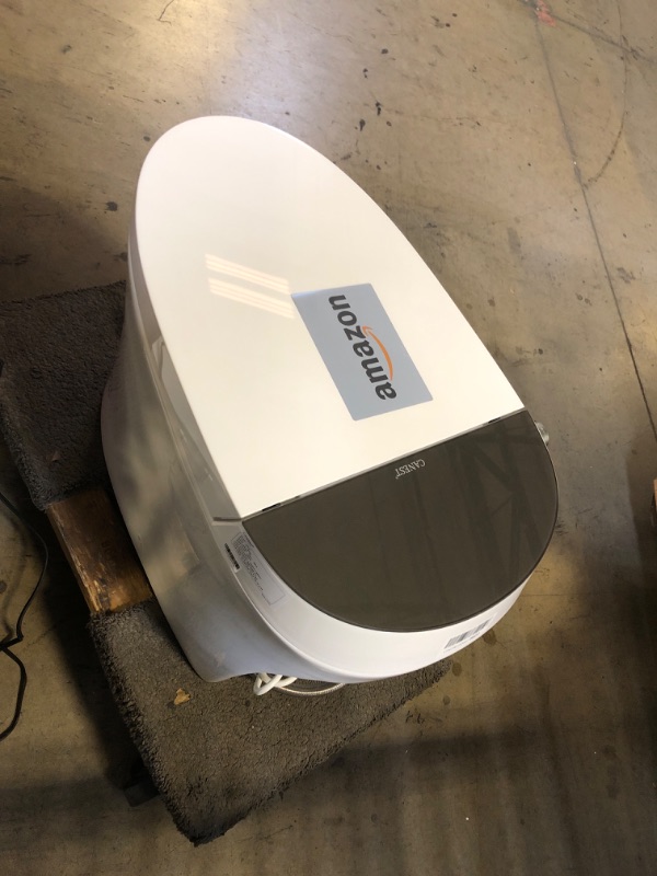 Photo 1 of CANEST Smart Bidet Toilet, Smart Toilet with Bidet Built in, Pump-assisted Flush, Foot Sensor Operation, Warm Water, Heated Seat, Air Dryer, Digital Display (TC-100GE)