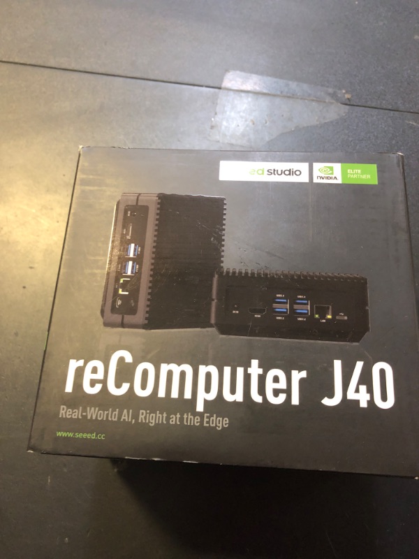 Photo 2 of seeed studio NVIDIA Jetson Orin NX 8GB Edge AI Device - reComputer J4011, 4xUSB 3.2, M.2 Key E & Key M Slot, Pre-Installed Jetpack System with NVIDIA Jetpack on 128GB NVMe SSD