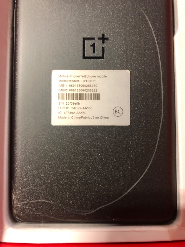 Photo 4 of OnePlus 12R, 16GB RAM+256GB, Dual-SIM, US Factory Unlocked Android Smartphone, 5500 mAh Battery, 50MP Camera, 80W Fast Charging, 2024, Iron Gray