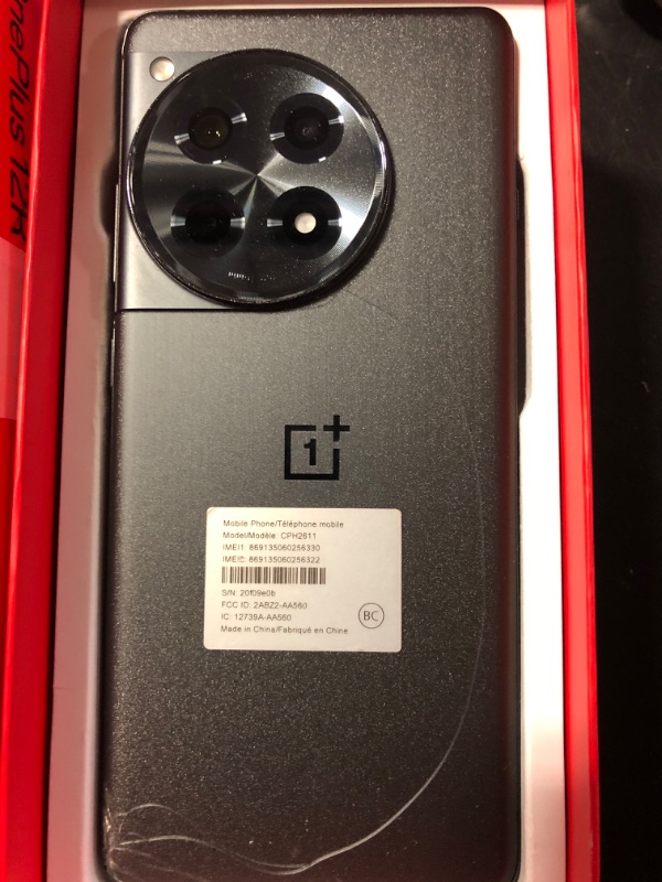 Photo 3 of OnePlus 12R, 16GB RAM+256GB, Dual-SIM, US Factory Unlocked Android Smartphone, 5500 mAh Battery, 50MP Camera, 80W Fast Charging, 2024, Iron Gray