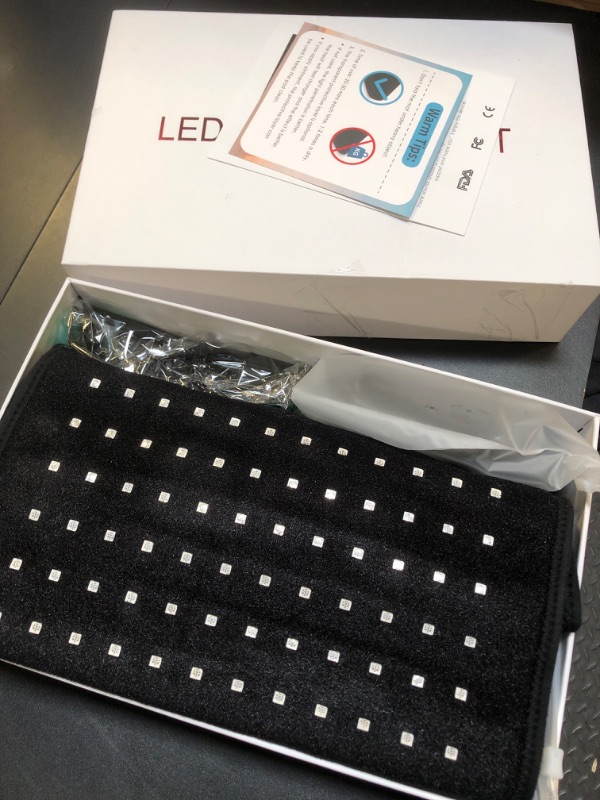 Photo 1 of Rikimxin Red Light Therapy Mat, 360PCS Large Red Light Therapy Pad for Body with 660nm 850nm Near Infrared Light Redlight Therapy Devices Mats Belt for Back Waist Shoulder Discomfort with Timer Pulse