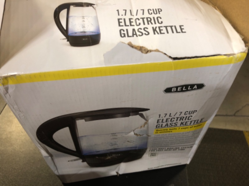 Photo 1 of 1.7L / 7 CUp Electric Glass Kettle 1500Watt for Fast Heating 