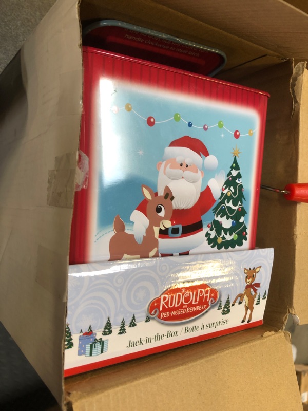 Photo 1 of Rudolph the Red-Nosed Reindeer Jack-In-The-Box