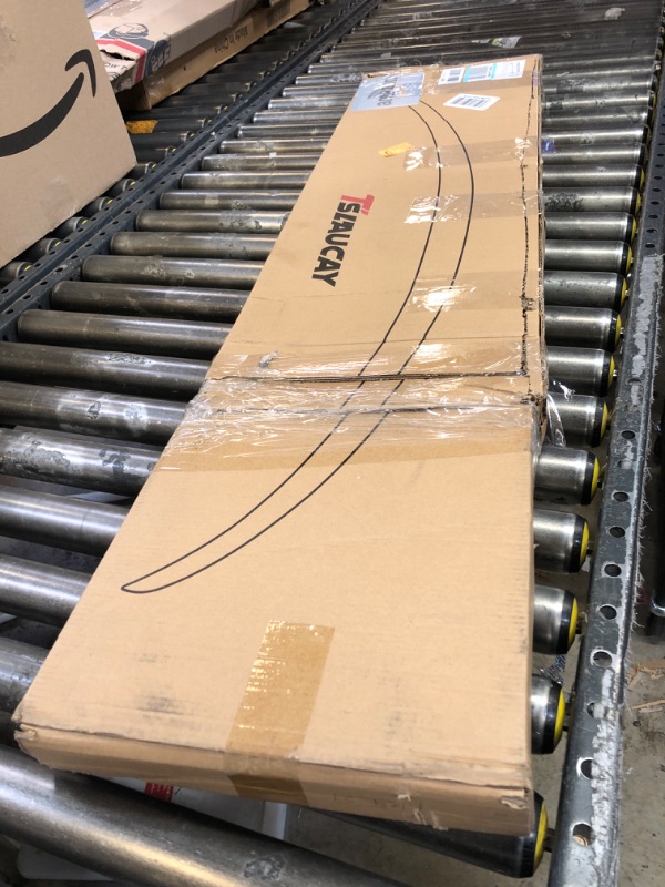 Photo 1 of PUOENI Real Carbon Fiber Spoiler Compatible with Tesla Model Y 2024-2020 Upgrade Model Y Trunk Lid Spoiler Sport Model Y Rear Spoiler Exterior Accessories-Matte Carbon Fiber