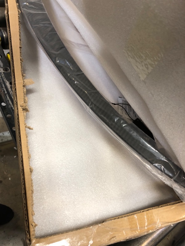 Photo 1 of PUOENI Real Carbon Fiber Spoiler Compatible with Tesla Model Y 2024-2020 Upgrade Model Y Trunk Lid Spoiler Sport Model Y Rear Spoiler Exterior Accessories-Matte Carbon Fiber