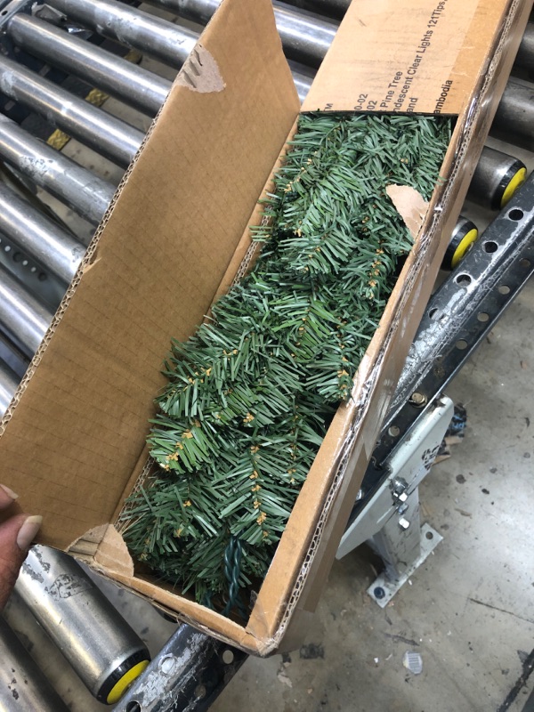 Photo 2 of New One 3 Feet Tabletop Christmas Tree?Prelit Artificial Christmas, Small Christmas Tree, Everett Pine Tree with 50 Incandescent Lights,121Tips, Girth 20", Plastic Stand