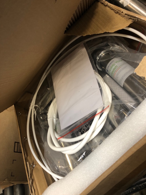 Photo 1 of FACHIOO 0.01?m Ultra-Filtration Under Sink Water Filter System, Under Sink Water Filtration System, Stainless Steel Water Filter for Sink with Faucet, Reduces 99.99% of Chlorine, Bad Taste & Odor