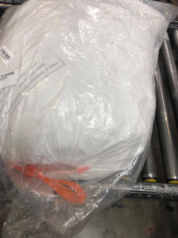 Photo 1 of DOWNCOOL Feather Comforter King Size Filled with Down & Feather Fiber, White Fluffy Down Duvet Insert King with Ultra Soft 100% Cotton Cover, All Season Luxurious Hotel Bed Comforter, 106"x90"