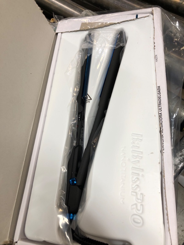 Photo 2 of BaBylissPRO Limited Edition 1" Nano Titanium Ultra-Thin Hair Straightener