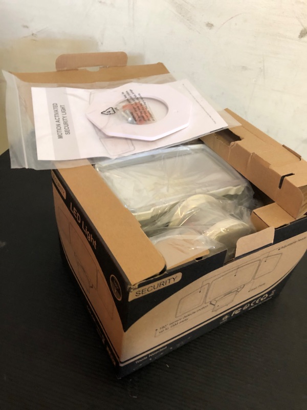 Photo 1 of HGGH LED Security Motion Sensor Outdoor Lights,3 Head Motion Detection Outdoor Lights 6000K IP65 Waterproof,38W 4200LM Flood Lights Outdoor Motion Sensor Lights for Yard Garage Porch House