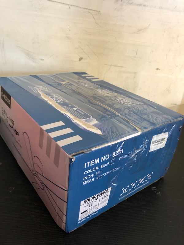 Photo 1 of CHESUR 36" Flush Mount Ceiling Fan - White Low Profile Ceiling Fans with Lights and Remote/APP, 6 Speeds and Reversible 5 Fan Blades, Indoor Modern Ceiling Fan LED Light for Bedroom, Small Spaces