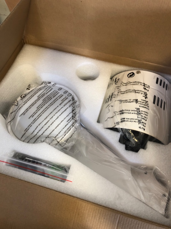 Photo 1 of CHESUR 36" Flush Mount Ceiling Fan - White Low Profile Ceiling Fans with Lights and Remote/APP, 6 Speeds and Reversible 5 Fan Blades, Indoor Modern Ceiling Fan LED Light for Bedroom, Small Spaces