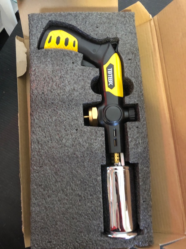 Photo 1 of Powerful Cooking Torch, TBTEEK Sous Vide Propane Torch, Kitchen Culinary Grilling Torch Lighter for Searing Meat, Charcoal Lighter, BBQ and Campfire Starter (Tank Not Included)