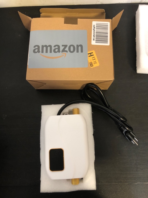 Photo 1 of Tankless Water Heater Electric 110V, 3000W Instant Water Heater Under Sink, On Demand Hot Water Heater Electric with Digital Display, Electric Mini Water Heater for Kitchen Bathroom Washin