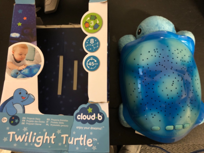 Photo 2 of Cloud b Twilight Turtle Blue Night Light Soother