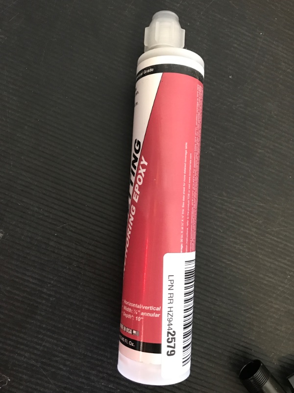 View 2 of Akona Fast-Setting Anchoring Epoxy - Anchoring Epoxy for Concrete, Rebar, Steel, Masonry, Bolts, & More, High Strength Caulking Adhesive, Stops Water Leaks (8.45 Ounces, 1)