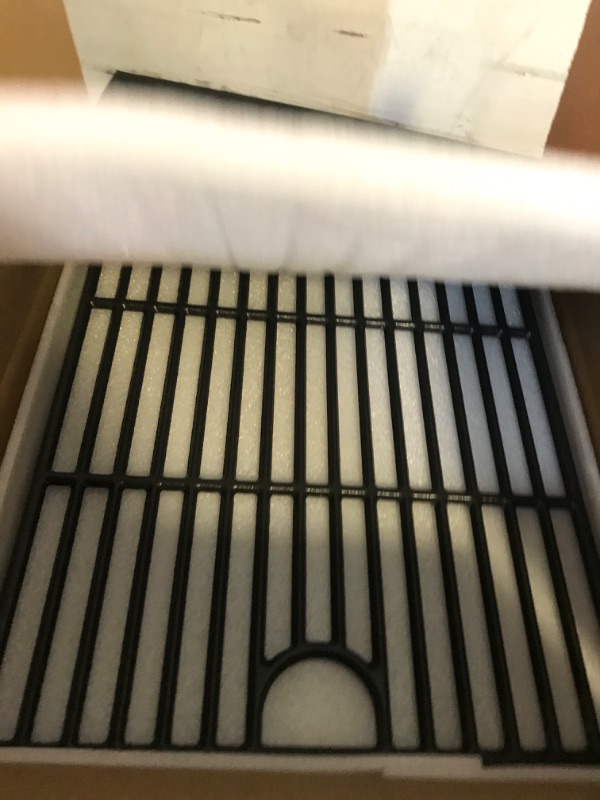 Photo 2 of 17 Inch Grill Grate for Nexgrill 4 Burner 720-0830H 720-0670A 720-0783E 720-0958A 5 Burner 720-0888N, Cast Iron Cooking Grids for Kenmore 415.16106210 Expert Grill 720-0789H 720-0789C Replacement Part