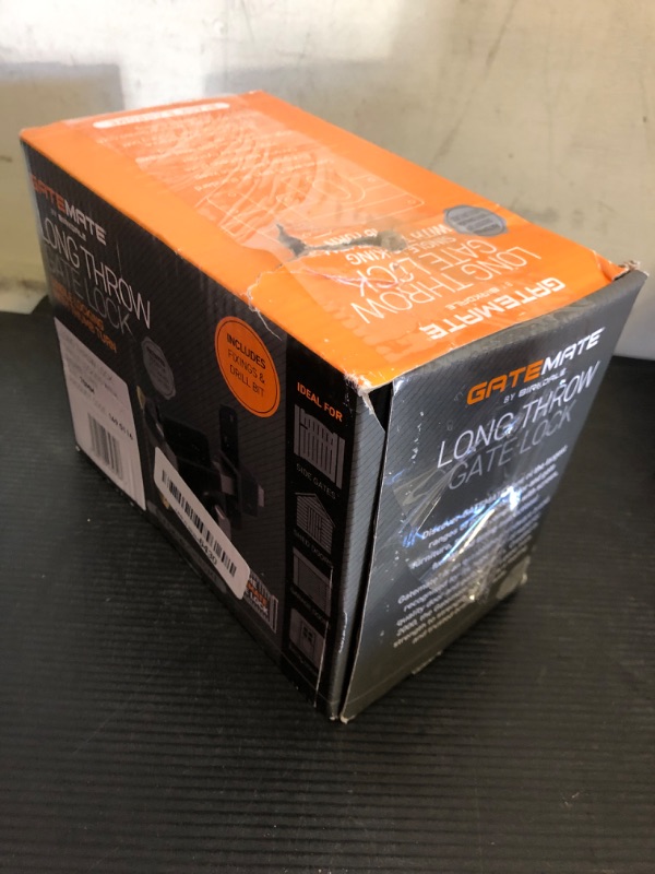 Photo 1 of GateMate Long Throw Gate Lock 1490116, Euro Profile Gate Lock for Sheds, Gates & Garage Doors, Keyed Outside & Inside Thumb Turn, 316 Stainless Steel, For Wooden Gates & Doors Up to 2¾” (70mm), 5 Keys