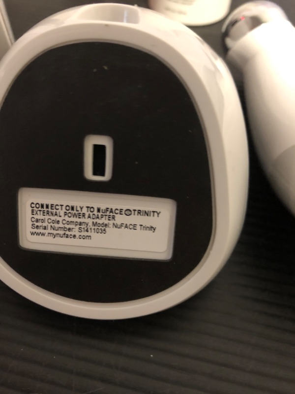 Photo 1 of NuFACE Trinity Microcurrent Facial Device Kit - FDA Cleared Face Sculpting & Neck Tightening Device to Contour Cheeks & Brows + Microcurrent Gel Activator, Silk Crème & Brush