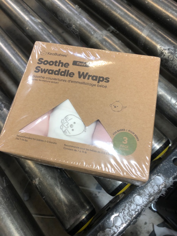 Photo 1 of Baby Swaddle Sleep Sacks with Zipper - 3-Pack Newborn Swaddle Sack, Baby Swaddles Sleep Sack 0-3 Months, Wearable Blanket Baby,Baby Swaddle Blanket Wrap,Swaddle Sack,Easy Change Swaddle(ABC Land Rose)