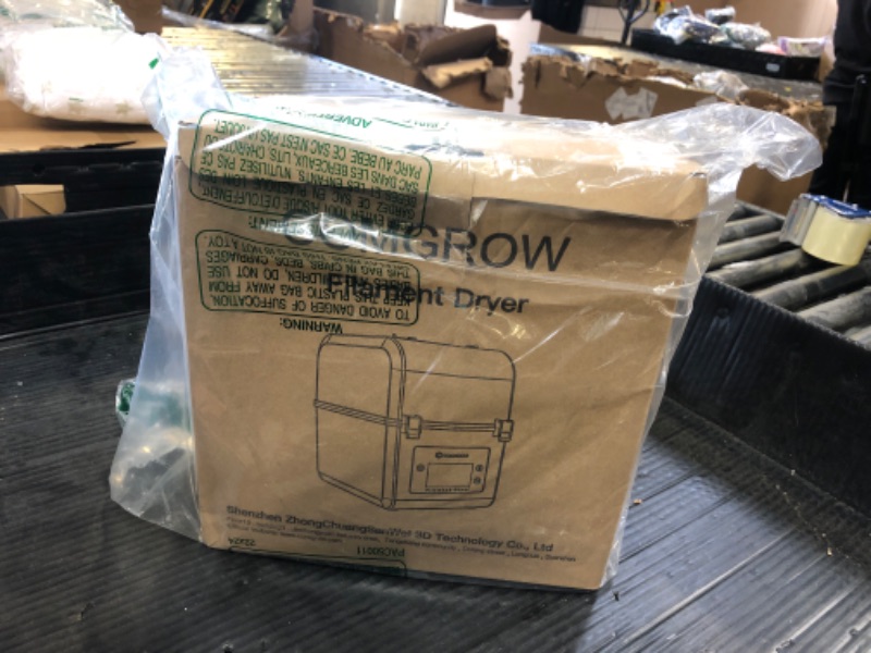 Photo 1 of Comgrow 3D Printer Filament Dryer Box, Comgrow 3D Filament Storages, Keeping Filaments Dry During 3D Printing, Compatible with 1.75mm/2.85mm PLA ABS Material, Filament Dehydrator, Spool Holder