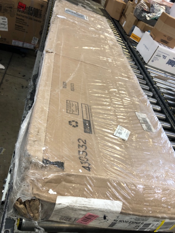 Photo 1 of Sauder HomePlus Narrow Pantry Storage Cabinet Slim Single Door with Adjustable Shelves, Kitchen Laundry Bathroom Storage Cabinet, in Soft White