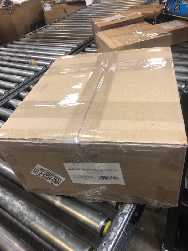 Photo 1 of PENDLETON 31712 Harding Star Full/Queen Coverlet Set Soft Cotton Bed Cover Rustic Home Decor Bedspread Luxury Coverlet Set Cozy Lightweight Quilt and Pillow Shams Set, Full/Queen, Gray