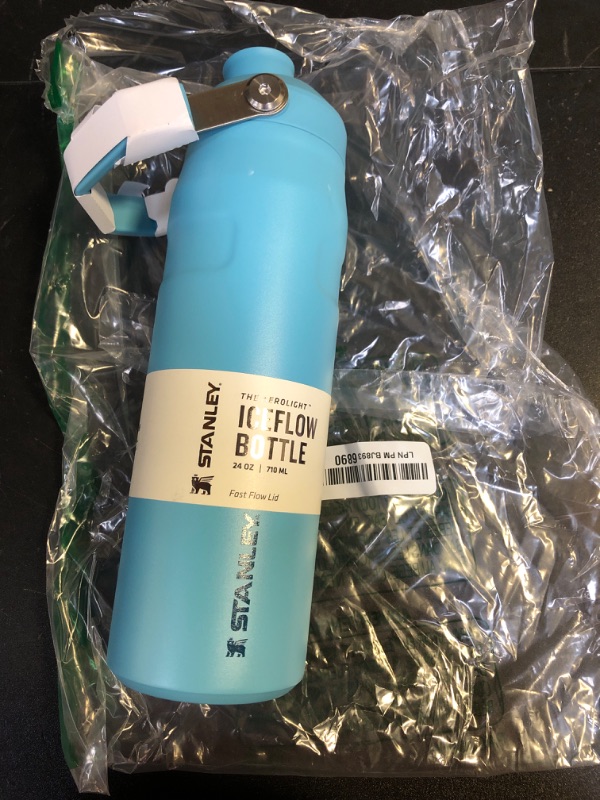 Photo 1 of Stanley IceFlow Fast Flow Water Bottle 24 OZ | Angled Spout Lid | Lightweight & Leakproof for Travel & Gym | Insulated Stainless Steel | BPA-Free | Pool