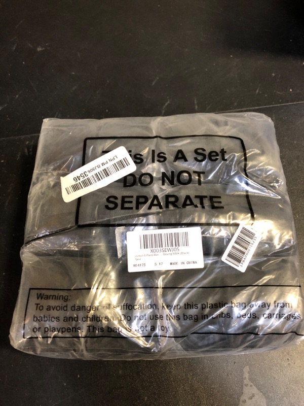 Photo 1 of Junkin 6 Pairs Boxing Hand Wraps Boxing Wraps Wrist Wraps Boxing 180 Inch Handwraps for Men Women Kickboxing Muay Thai Boxing MMA (Black)