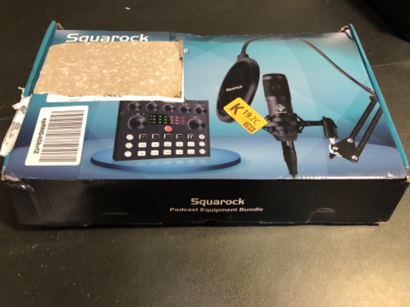 Photo 3 of Podcast Equipment Bundle,Audio Interface with DJ Mixer and Voice Changer Studio Broadcast Microphone, Perfect for Recording,Live Streaming,Gaming,Compatible with PC,Smartphone,Play Station