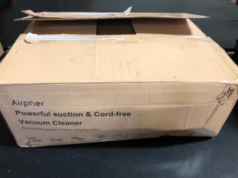 Photo 1 of Cordless Vacuum Cleaner with 2 Batteries, 450W 35KPA Lightweight Vacuum Cleaners, stick vacuum cordless rechargeable with Touch Screen, Vacuum Cleaner for Home, for Carpet, Hard Floor, Pet Hair