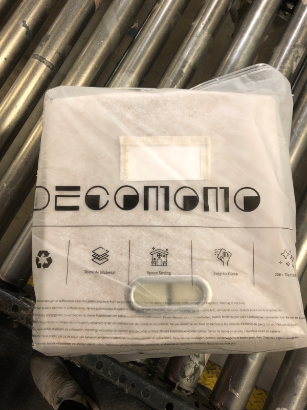 Photo 1 of DECOMOMO 11 inch Cube Storage Bin, Storage Cubes with Labels Felt Basket for Shelves Closet Toys Clothes Books (Cube 11" / 6pcs, Beige)