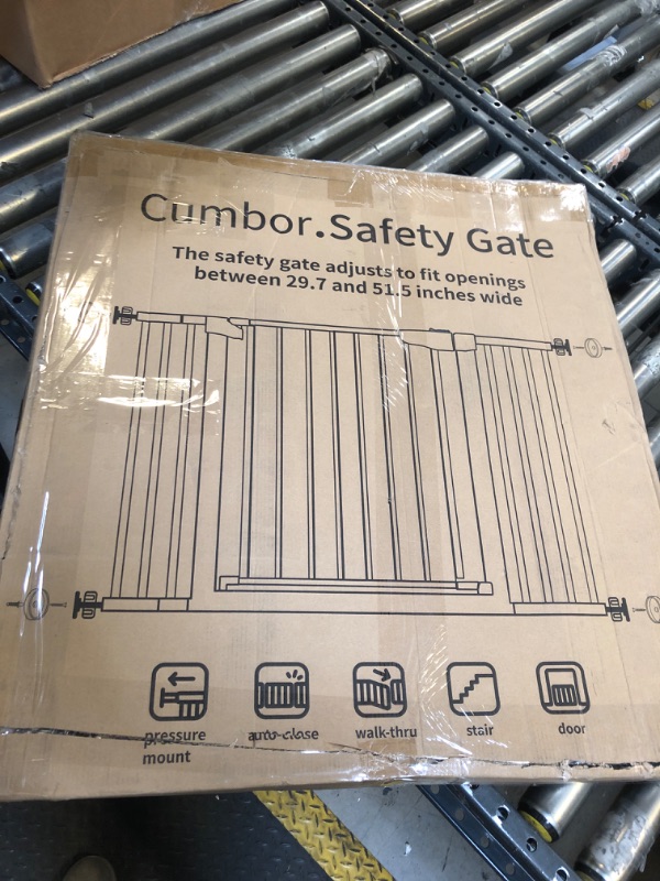 Photo 3 of Cumbor 29.7"-51.5" Baby Gate Extra Wide