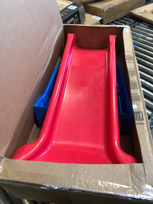 Photo 1 of Little Tikes First Slip And Slide, Easy Set Up Playset for Indoor Outdoor Backyard, Easy to Store, Safe Toy for Toddler,Kids (Red/Blue), 39.00''L x 18.00''W x 23.00''H Red/Blue 39.00''L x 18.00''W x 23.00''H