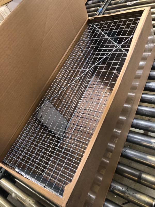 Photo 2 of Havahart 1079SR Large 1-Door Humane Catch and Release Live Animal Trap for Raccoons, Cats, Bobcats, Beavers, Small Dogs, Groundhogs, Opossums, Foxes, Armadillos, and Similar-Sized Animals