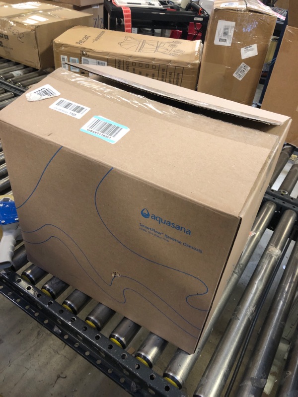 Photo 4 of Aquasana SmartFlow Reverse Osmosis Water Filter System - High-Efficiency Under Sink RO Removes up to 99.99% of Fluoride, Arsenic, Chlorine, and Lead - Brushed Nickel Faucet