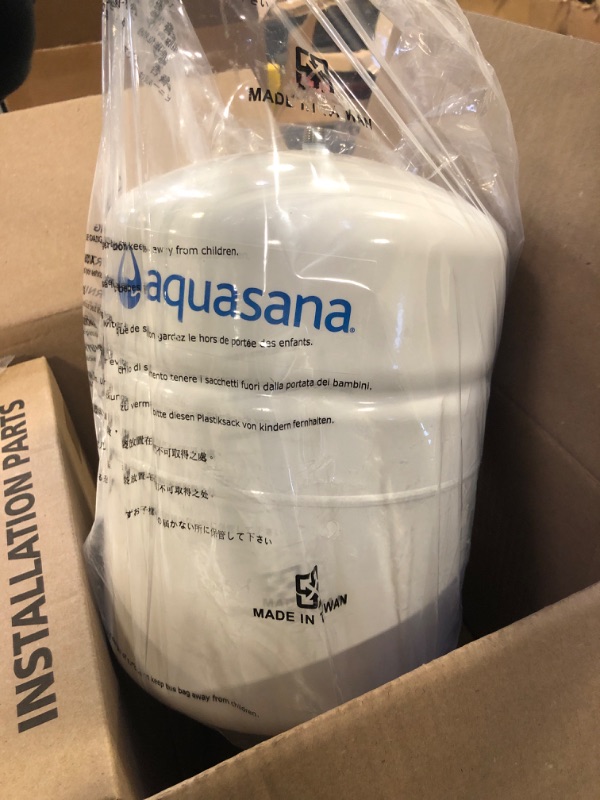Photo 3 of Aquasana SmartFlow Reverse Osmosis Water Filter System - High-Efficiency Under Sink RO Removes up to 99.99% of Fluoride, Arsenic, Chlorine, and Lead - Brushed Nickel Faucet