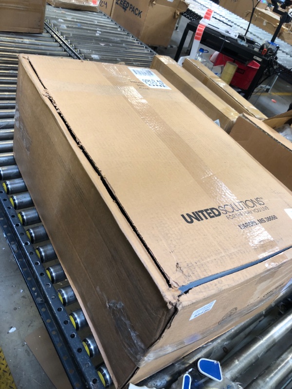 Photo 1 of Rubbermaid ActionPacker 35 Gal Wheeled Lockable Storage Bin with Lid, Heavy-Duty Water Repellent Industrial Container with Built-In Durable Wheels, Great Tool Organizer, Truck Bed Storage, and More 35 Gal Wheeled - 1 Pack Bin