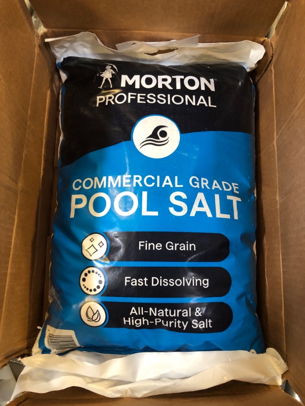 Photo 1 of Morton Professional Commercial Grade Pool Salt 40 lb